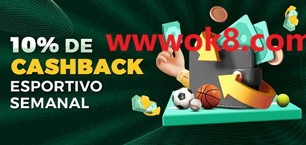 10% de bônus de cashback na ok8